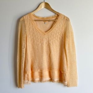 Knitted & Knotted Delicate Knit Sweater  - Size M